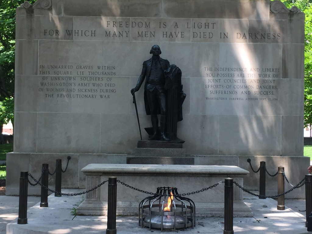 Phila Wha'? 6 Eternal Flame in Washighton Square Park