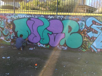 Graffiti Park at Castle Hills, Austin 1